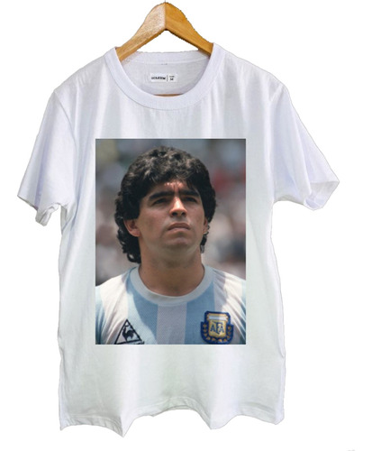 Remeras Estampadas Dtg Full Hd Maradona 1986 Futbol Series