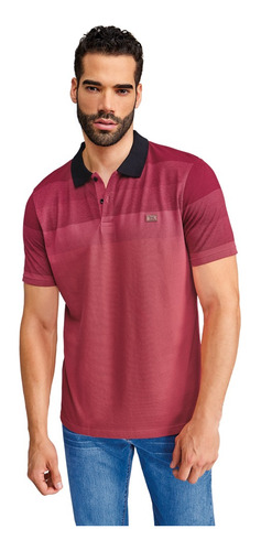 Playera Polo Tinto Cuello En Contraste 906-01