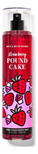 Bath And Body Works Body Mist Strawberry Pound Cake