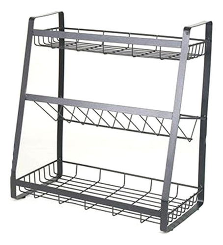 Spice Rack, Prateleira De Temperos De Três Camadas, Aba De S