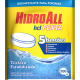 20 Pastilhas Cloro P/ Piscina Hcl Penta 200g Hidroall