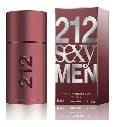 Perfume Carolina Herrera 212 Sexy Masculino 50ml + Amostra