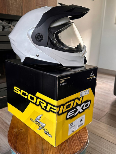 Casco Mosto Scorpion Trail Adx-2 Usado