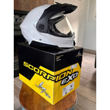 Casco Mosto Scorpion Trail Adx-2 Usado