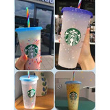 Vaso Starbucks Confeti 710 Ml Cambia De Color