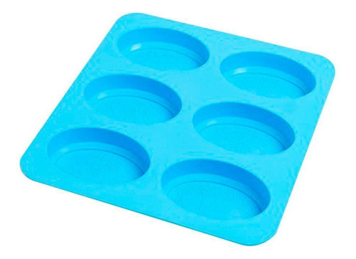 Forma/ Molde De Silicone Para Sabonete Artesanal Oval 6c