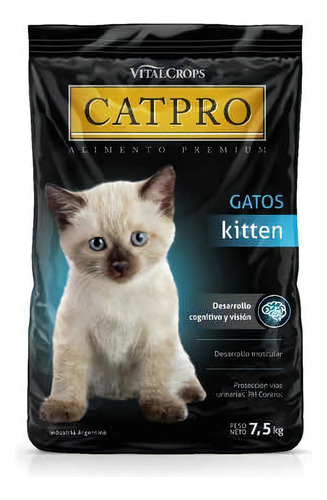 Alimento Catpro Kitten Para Gato De Temprana Edad Sabor Mix En Bolsa De 7.5 kg