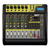 Mixer Skp Amplificado Vz-60ll 1600w Usb Mp3