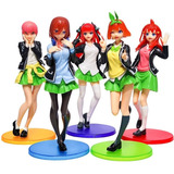 Set 5 Figuras Go Toubunnohanayome/quintuplets/nakano Sisters