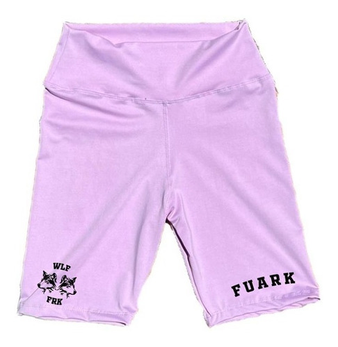 Calza Corta Biker Pink Fuark