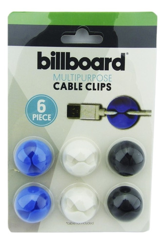 Organizador De Cables Billboard - Set De 6 Piezas