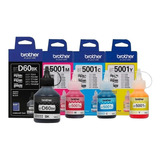 Tinta Brother Btd60 Negro + Bt5001 Color T310 T510 T710 T810