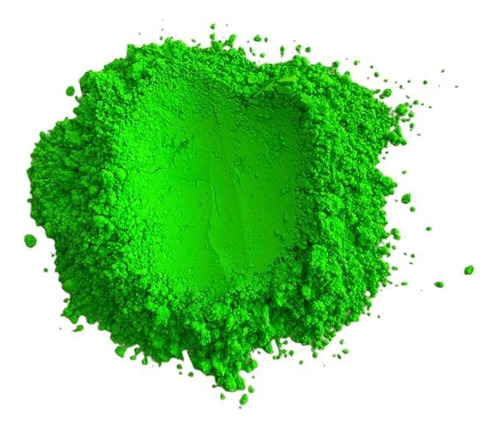 Pigmento Verde Fluor Orgánico En Polvo 250 Gms. Colorante