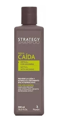 Shampoo Hombre Para La Caída 300ml Strategy Plumari