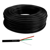 Cable Cordón Eléctrico 3x2,5 Mm2 Negro R-100 Mts Sec