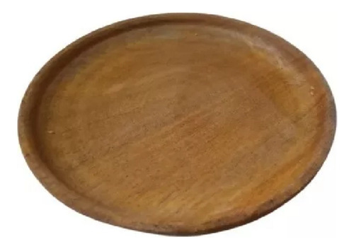 Plato Cavado 16cm/ Madera Algarrobo/ Ideal Apoya Taza X 12 U