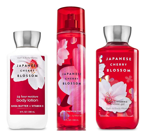 Kit De Splash Japanese Cherry Blossom De Bath And Body