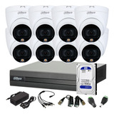 Kit Seguridad Dvr 8ch Disco +8 Cámaras Fullcolor C/micrófono