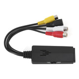 Convertidor Universal Mini Av A Hdmi De Línea Corta Alta