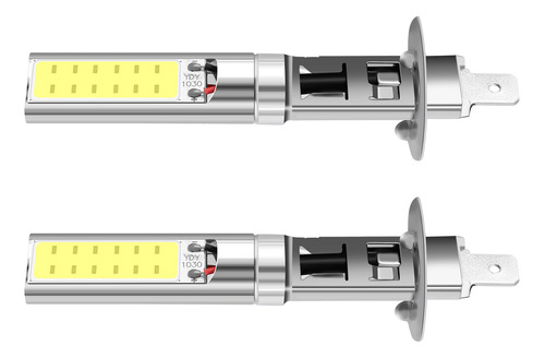 2 Faros Antiniebla H1, Color Blanco Xenón, 6000 K, 7,5 W, Le