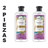 Shampoo Herbal,romero Y Hierbas,limpio, Suave Y Renovado,2