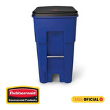 Contenedor 360 Lt Rubbermaid Rollout Con Tapa Y Ruedas 9w22 