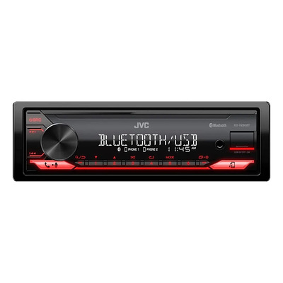 Autoestéreo Receptor de Medios Digitales JVC KD-X280BT 1 DIN Bluetooth USB Auxiliar Radio AM FM MP3 Color Negro | Envío gratis