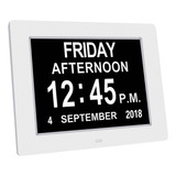8  Calendario Digital Alarma Día Reloj Alzheimers Enfermos