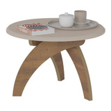 Mesa De Centro Escandinava Mesa Ratona Madera 45cm De Alto