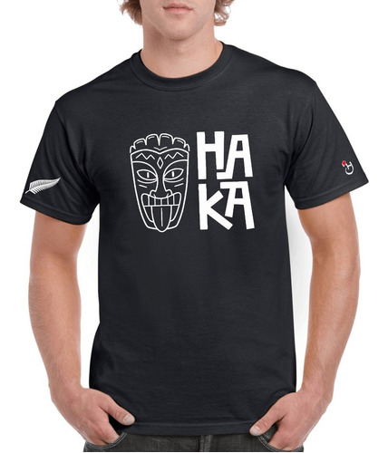 All Blacks. Haka. Rugby. Remera Algodón Premium. Habibis