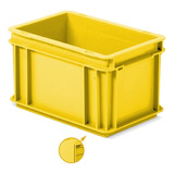 Contenedor Plástico Cajón Apilable Athena 3215a 30x20x15 Cm Color Amarillo