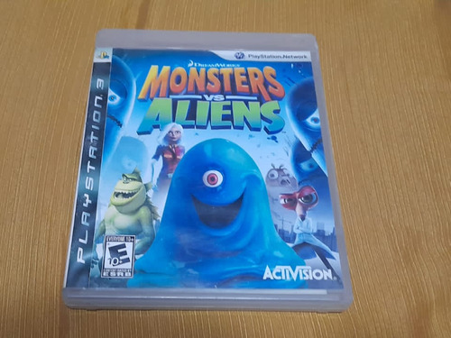 Juego De Ps3 Monsters Vs Aliens, Físico, Usado 