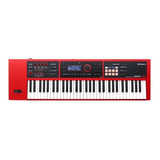 Teclado Sintetizador 61 Teclas Roland Xps-30rd Vermelho