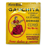 Encordado Guitarra Clásica Criolla Cuerdas Gauchita Dorado