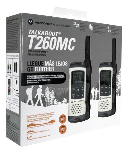 Par De Radios Telefono Motorola T260 33 Canales 23km Origina