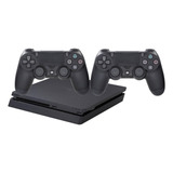 Sony Playstation 4 Slim 1tb Extra Dualshock 4 Controller Color Negro Azabache
