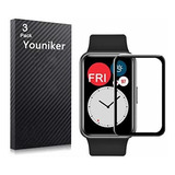 Youniker 3 Pack Compatible Con Huawei Watch Fit Protector De