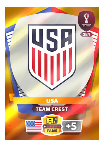 Cartas Adrenalyn Qatar 2022 - Team Usa.