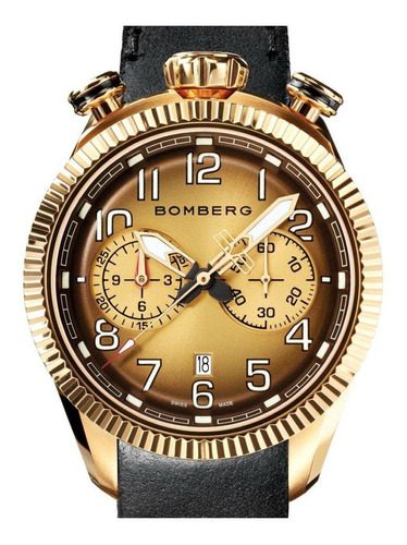 Reloj Para Hombre Bomberg Bb68 Ns4.202 Negro Nuevo