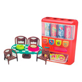 Set Mini Máquina Expendedora De Refresco Juguete Didáctico