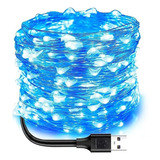 3 Paquete De Luces Decorativas 10m Navidad Tira Led 5v Usb