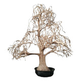 Bonsai Decorativo Artesanal Hecho Con Ramas Naturales Secas