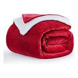  Cobertor Aisbo Twin Red Quente - Cobertores Grossos De Lã S