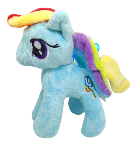 Rainbow Dash My Little Pony - Mini Peluche Llavero Clip 