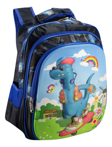 Set De Mochila Escolar,  Lonchera Y Lapicera De Personajes Con Luces Para Niños De Primaria En Tendencia