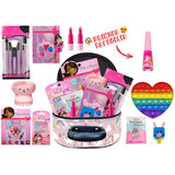 Maleta Kit Maquiagem Infantil  Pop It +  Polvo Brindes Bz139