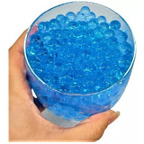 10000 Bolinhas De Gel Cresce Absorvem Água Orbs Azul Vaso