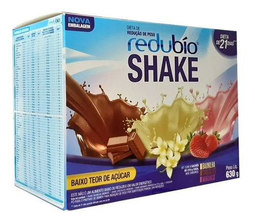 Kit Shake Redubío Dieta 21 Dias C/3 Sabores 630g 