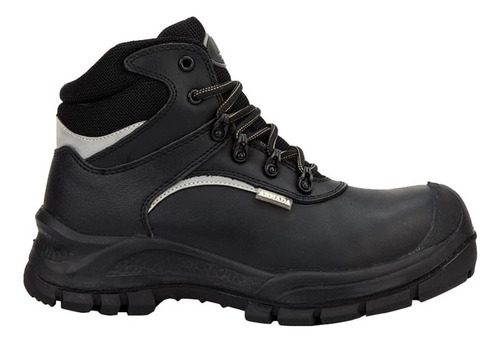 Botas De Trabajo Hombre Piel Casco Policarbono Armada 5039