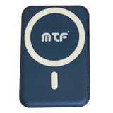 Power Bank Compatible Con Magsafe Para iPhone Azul 1.5 Carga